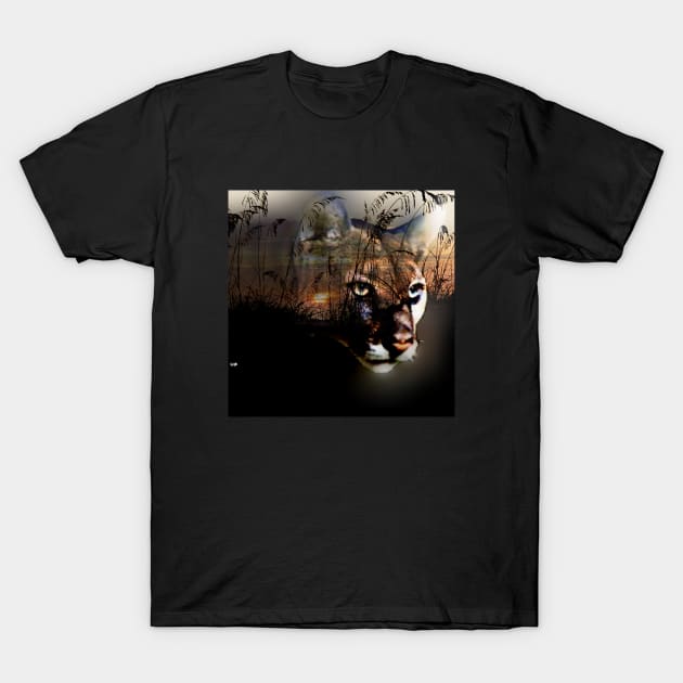 Dune Sunset Panther T-Shirt by Share_1